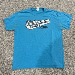 Teal Lettermen Sports Shirt